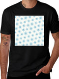 Snowflake Pattern Tee - Classic Winter Style