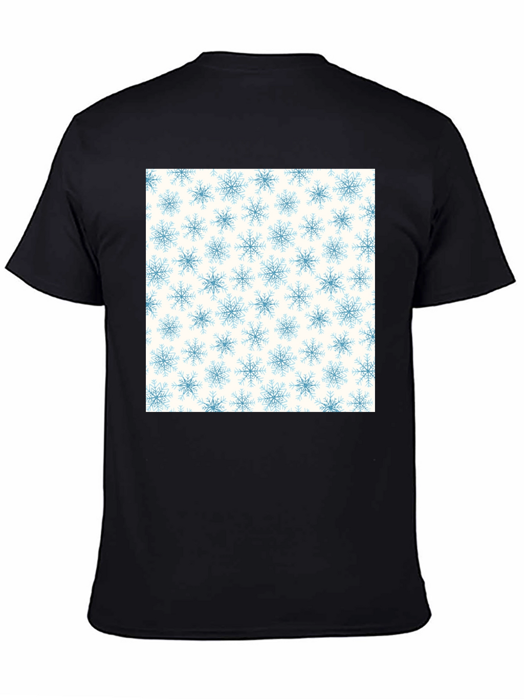 Snowflake Pattern Tee - Classic Winter Style