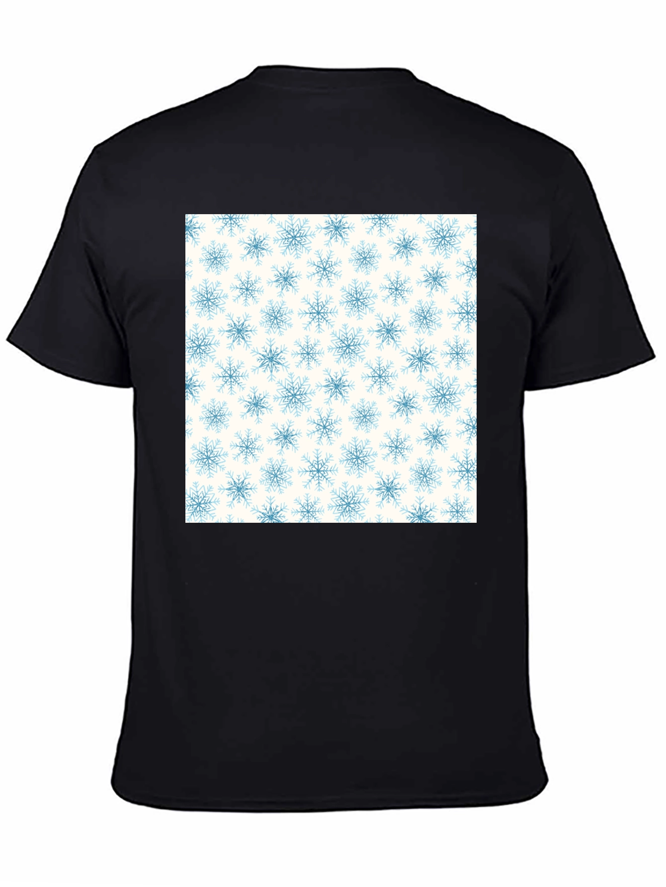 Snowflake Pattern Tee - Classic Winter Style