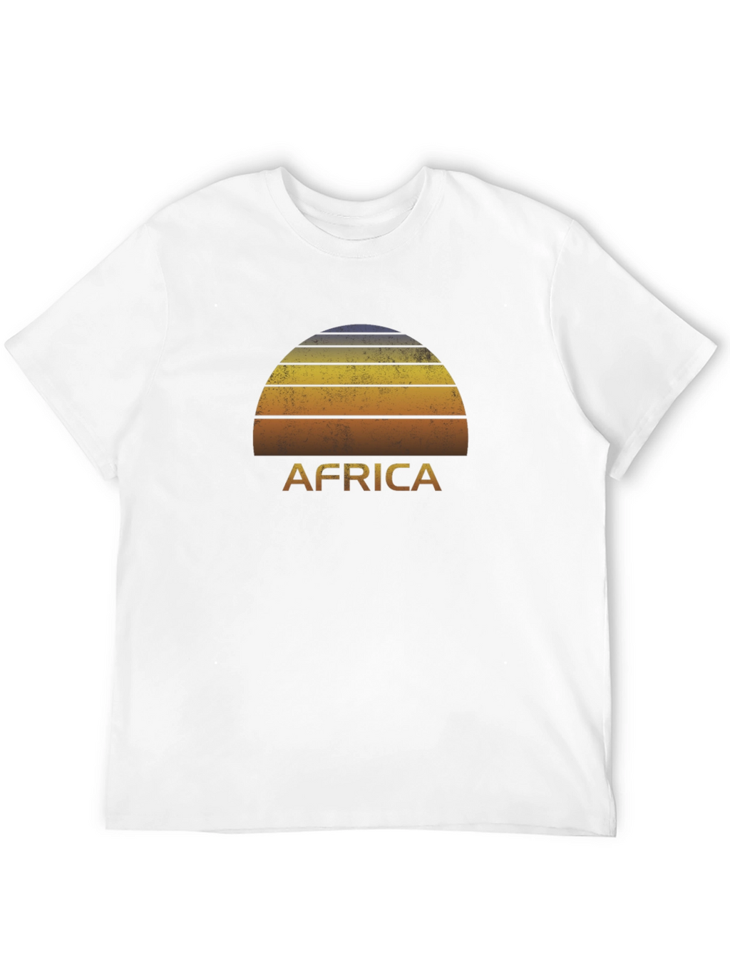 Africa Sunset Graphic Tee - Black T-Shirt