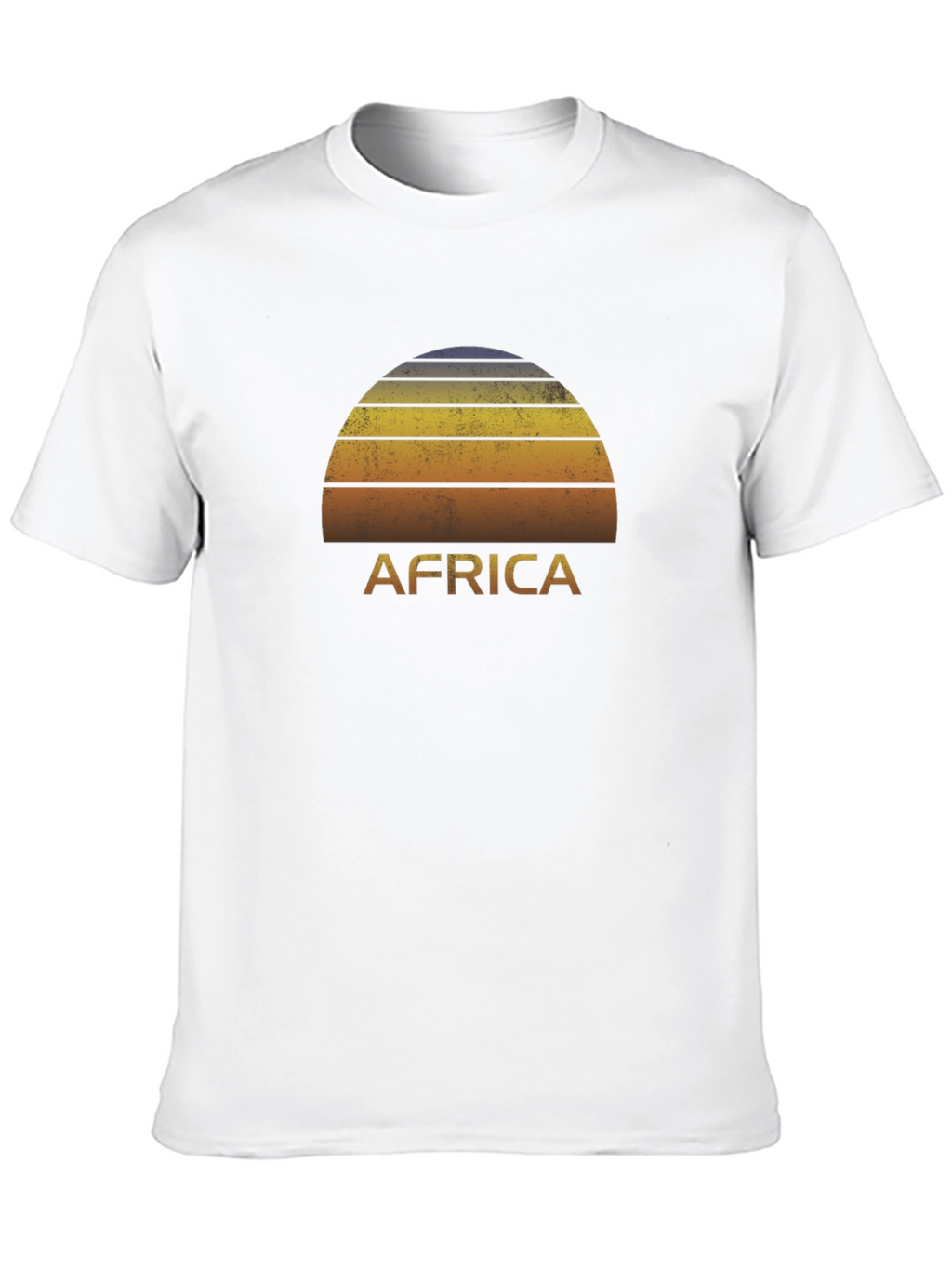 Africa Sunset Graphic Tee - Black T-Shirt