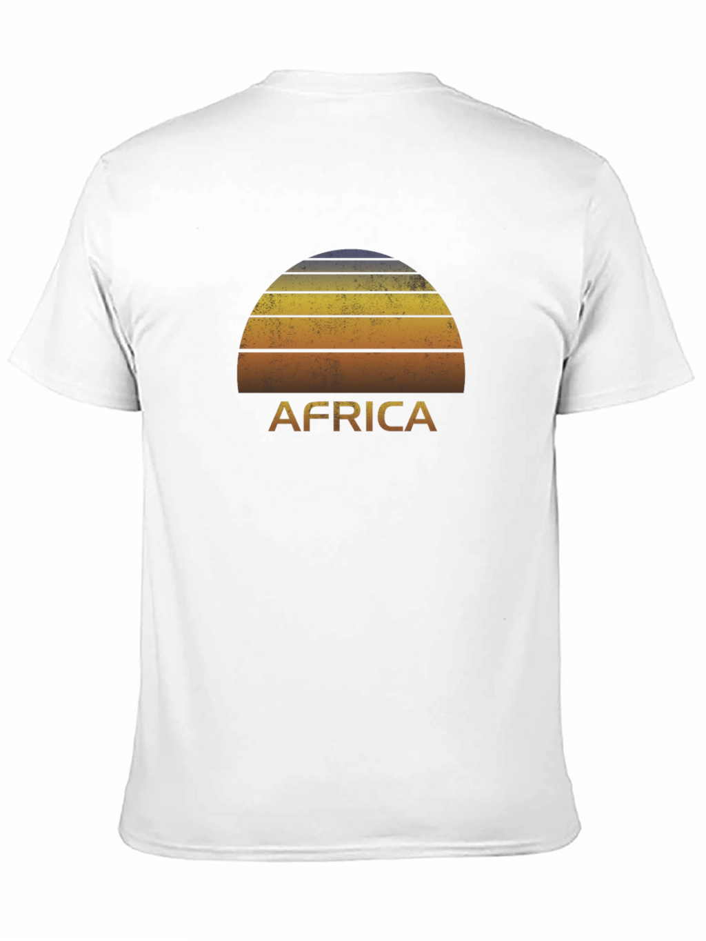 Africa Sunset Graphic Tee - Black T-Shirt