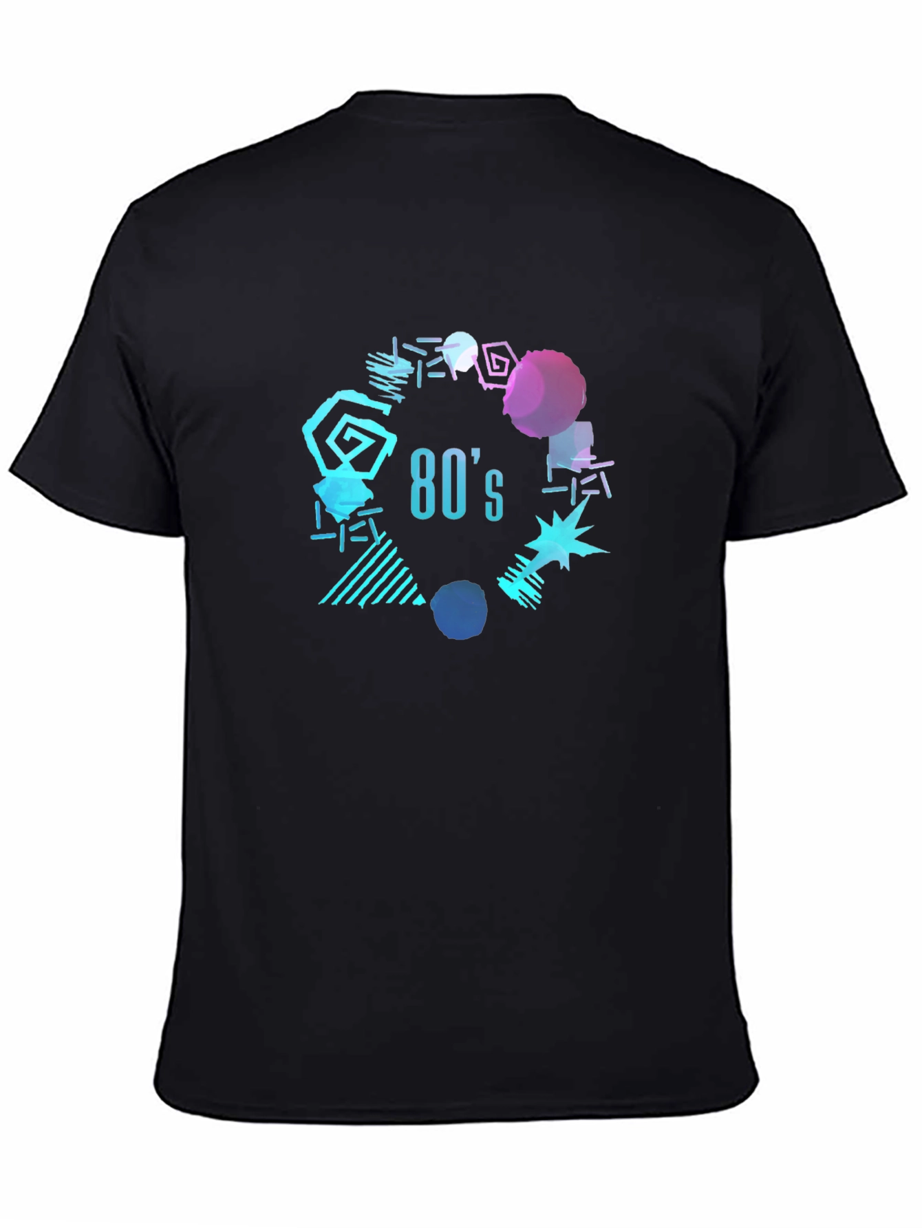 80s Style Graphic Print T-Shirt