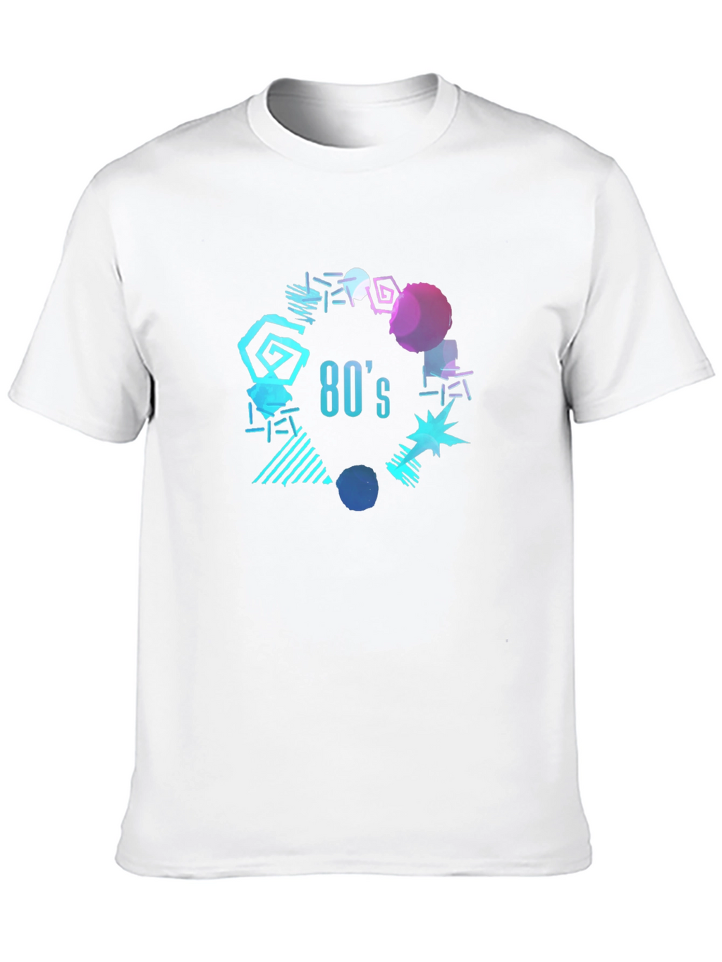 80s Style Graphic Print T-Shirt