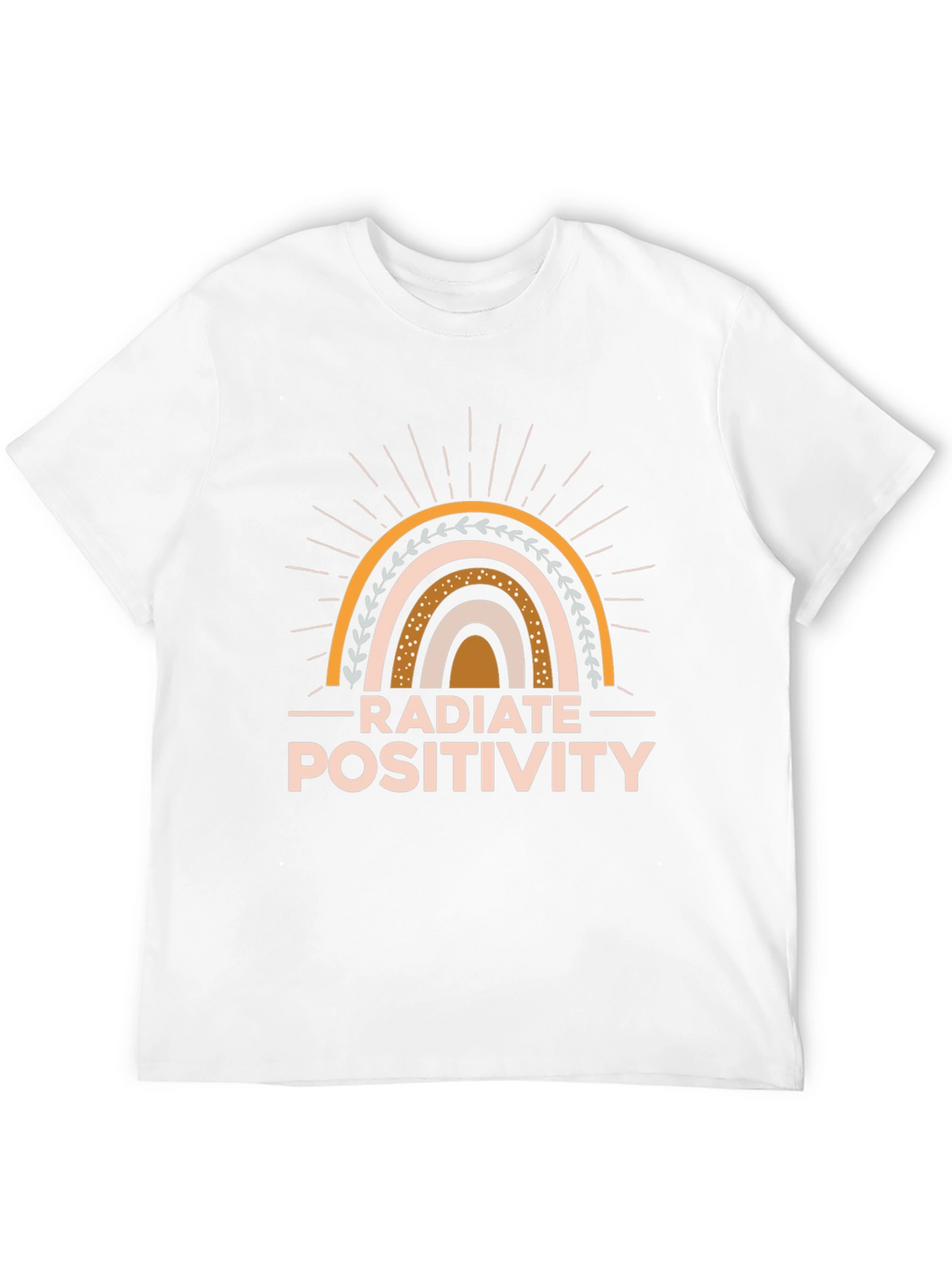 Radiate Positivity Graphic Tee - Stylish Comfort