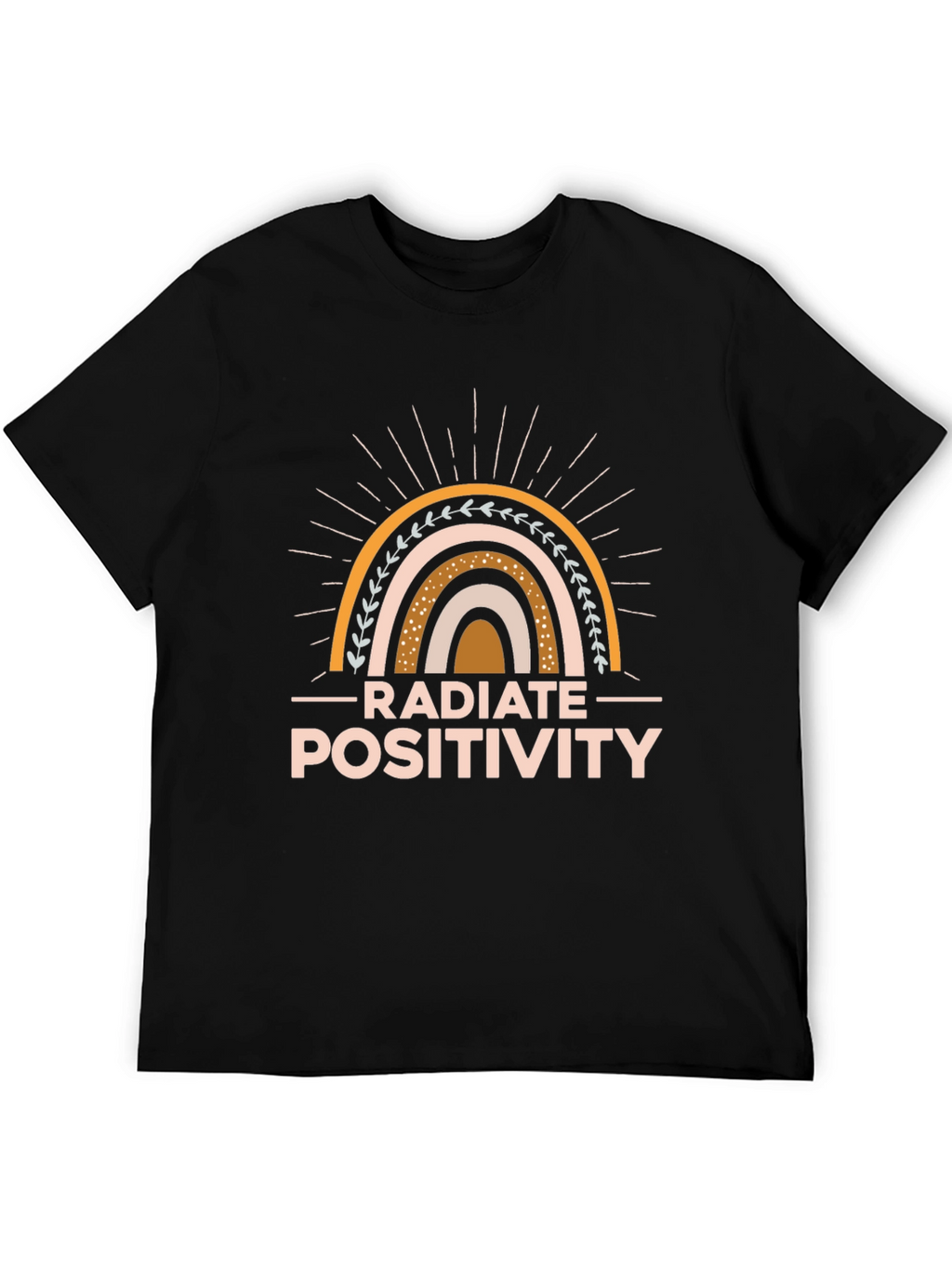 Radiate Positivity Graphic Tee - Stylish Comfort