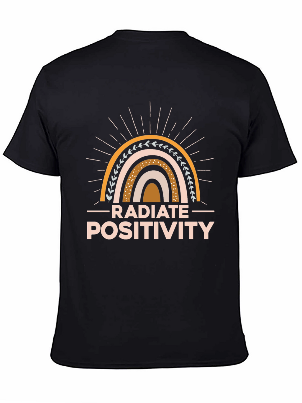 Radiate Positivity Graphic Tee - Stylish Comfort