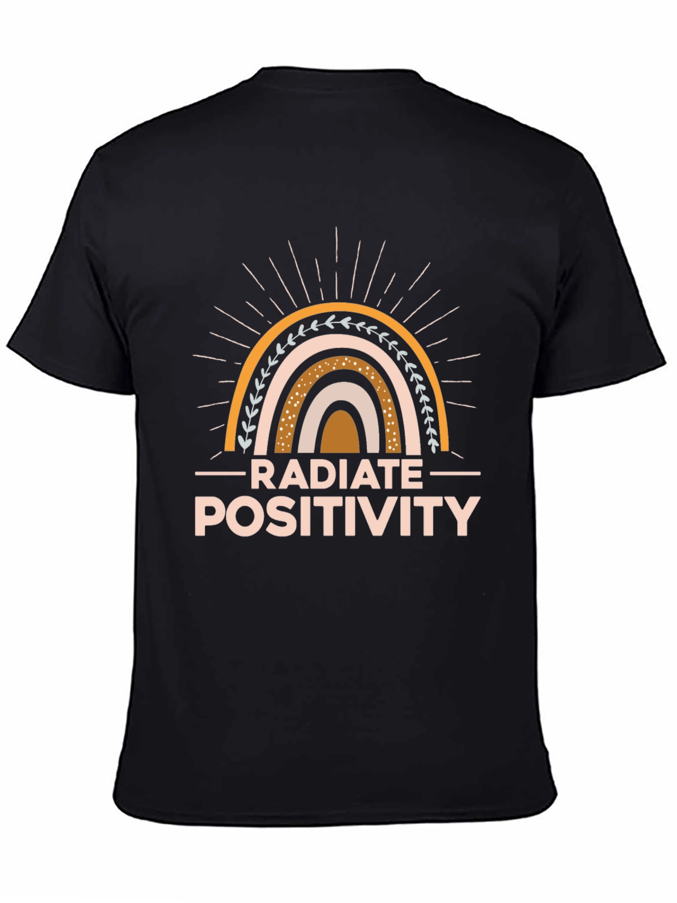 Radiate Positivity Graphic Tee - Stylish Comfort