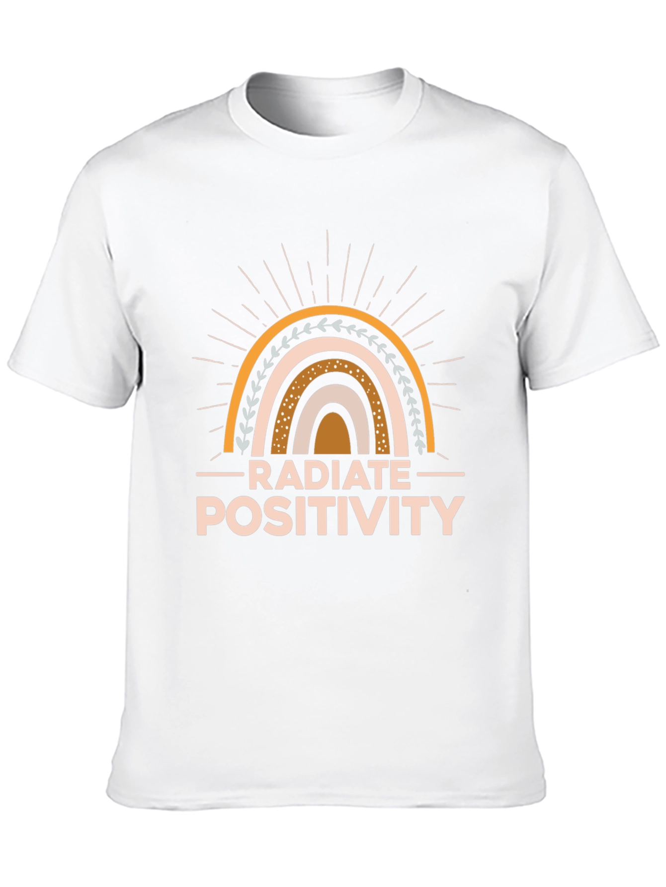Radiate Positivity Graphic Tee - Stylish Comfort