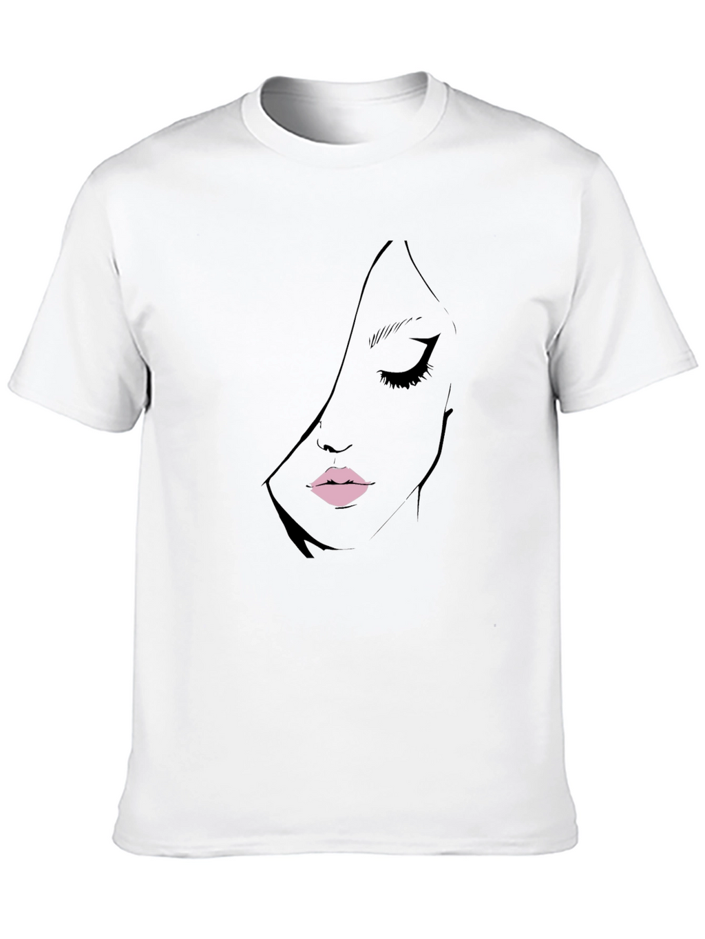 Elegant Woman Graphic Print T-Shirt