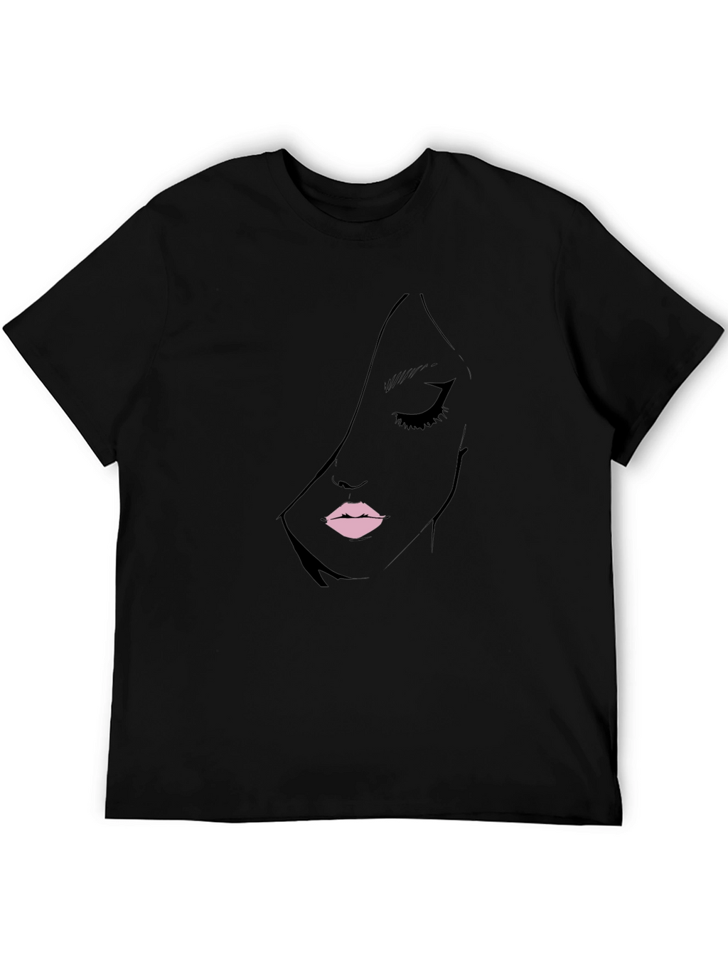 Elegant Woman Graphic Print T-Shirt