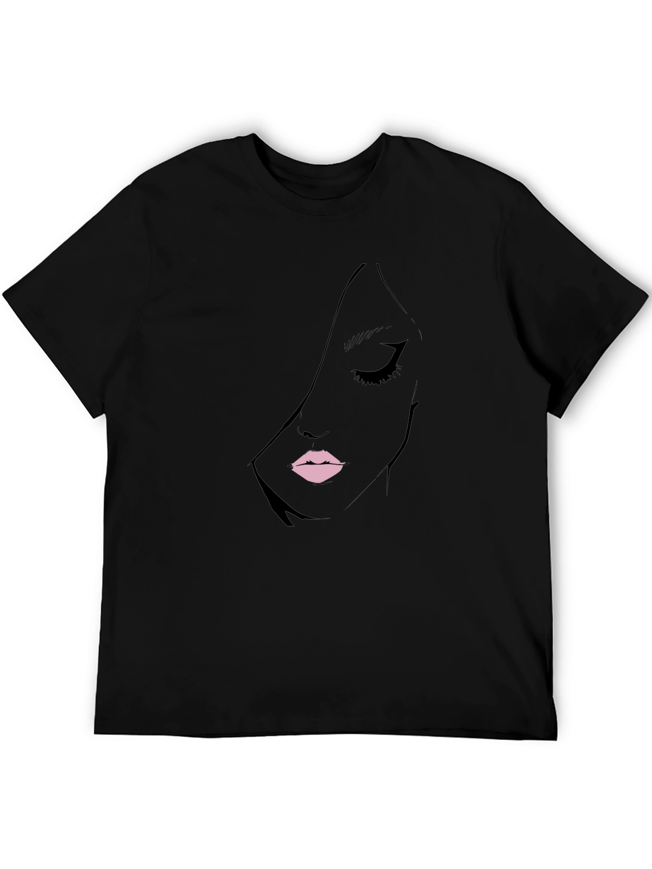 Elegant Woman Graphic Print T-Shirt