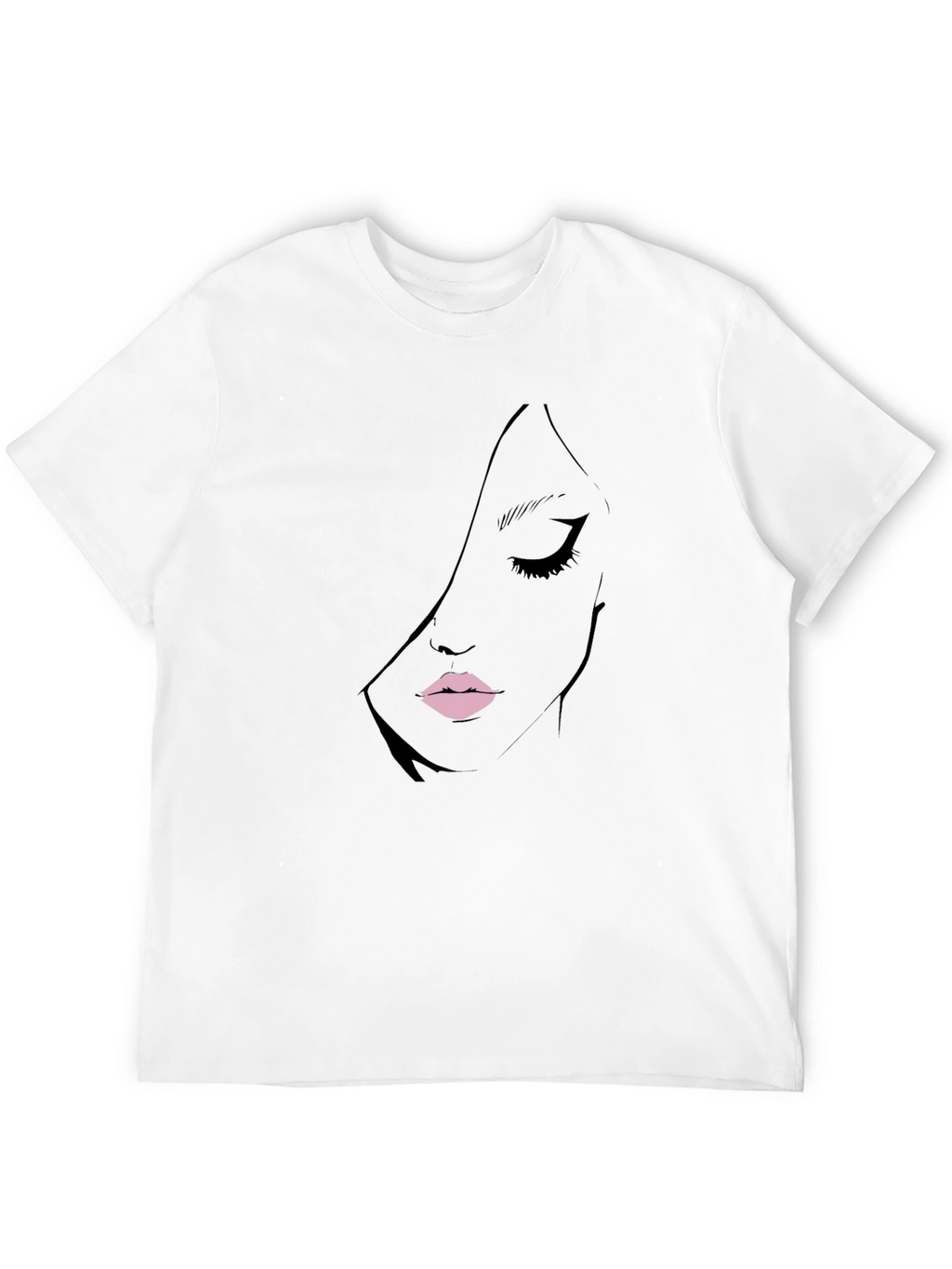 Elegant Woman Graphic Print T-Shirt