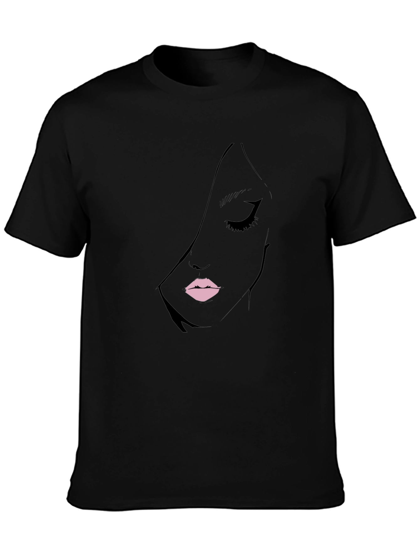Elegant Woman Graphic Print T-Shirt