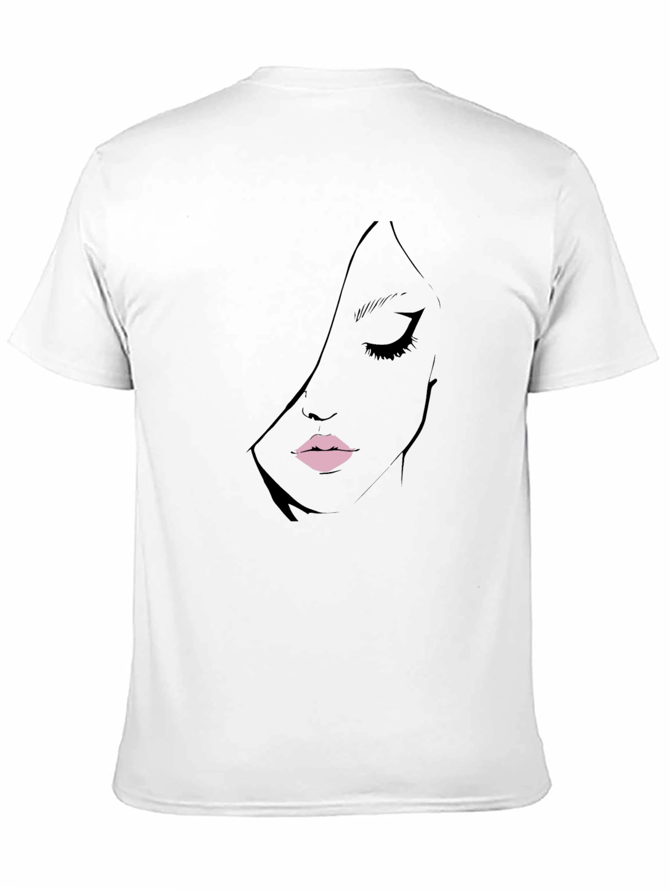 Elegant Woman Graphic Print T-Shirt