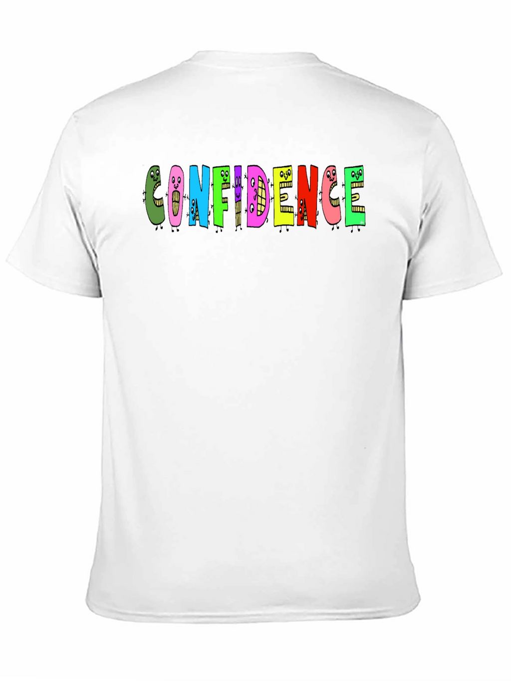 Confidence Graphic Tee - Black Cotton T-Shirt