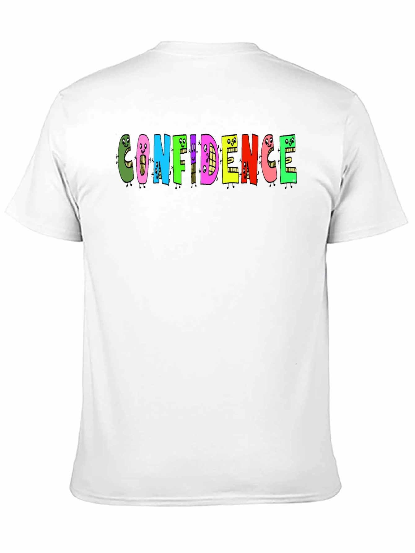 Confidence Graphic Tee - Black Cotton T-Shirt