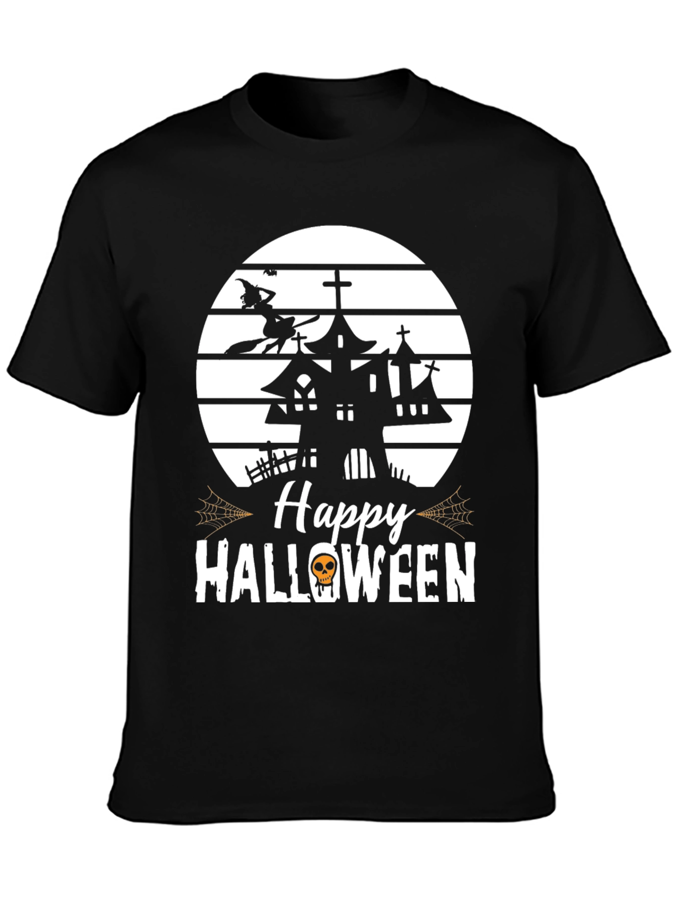 Happy Halloween T-Shirt Witch Haunted House