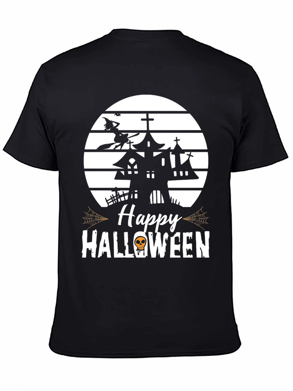 Happy Halloween T-Shirt Witch Haunted House