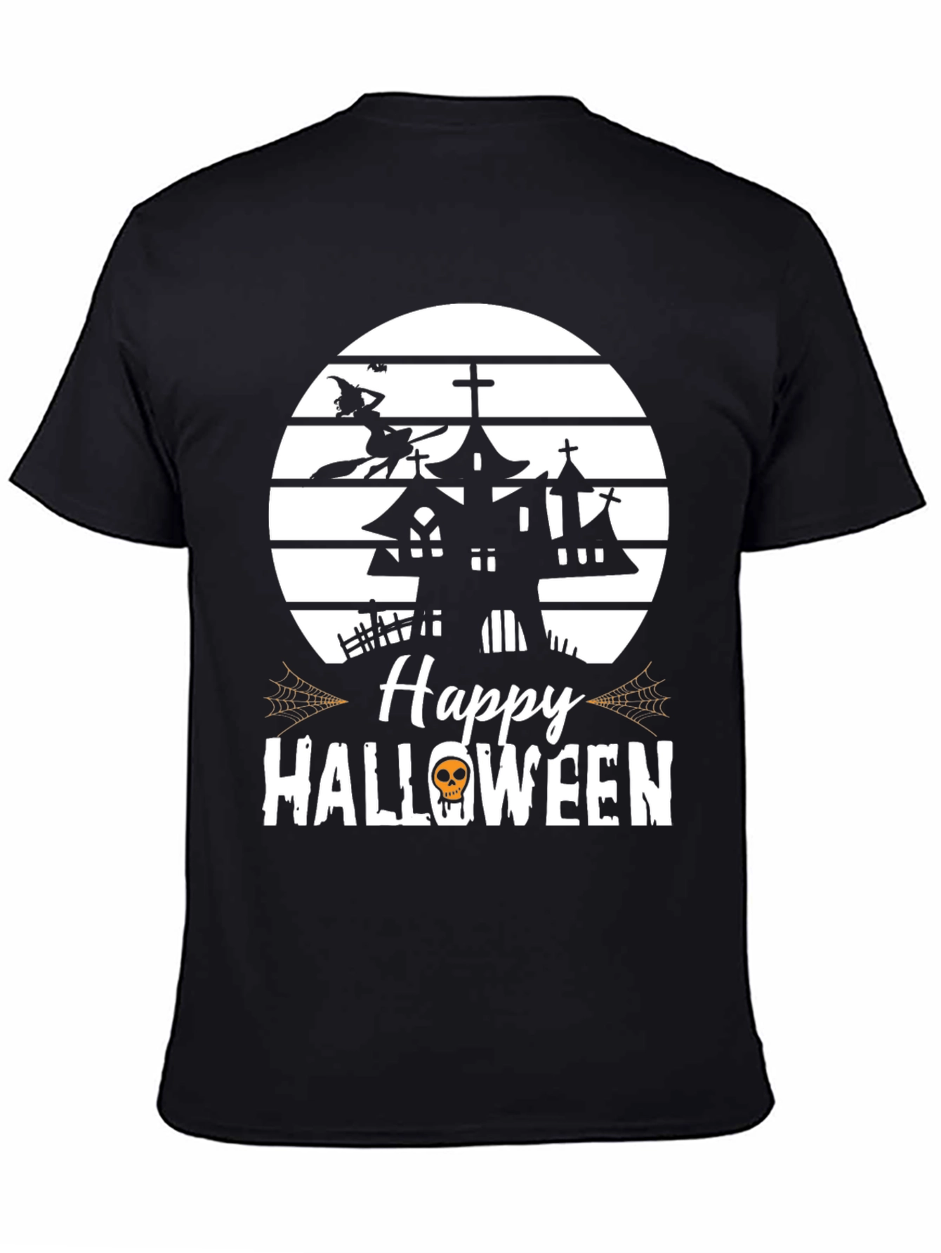 Happy Halloween T-Shirt Witch Haunted House