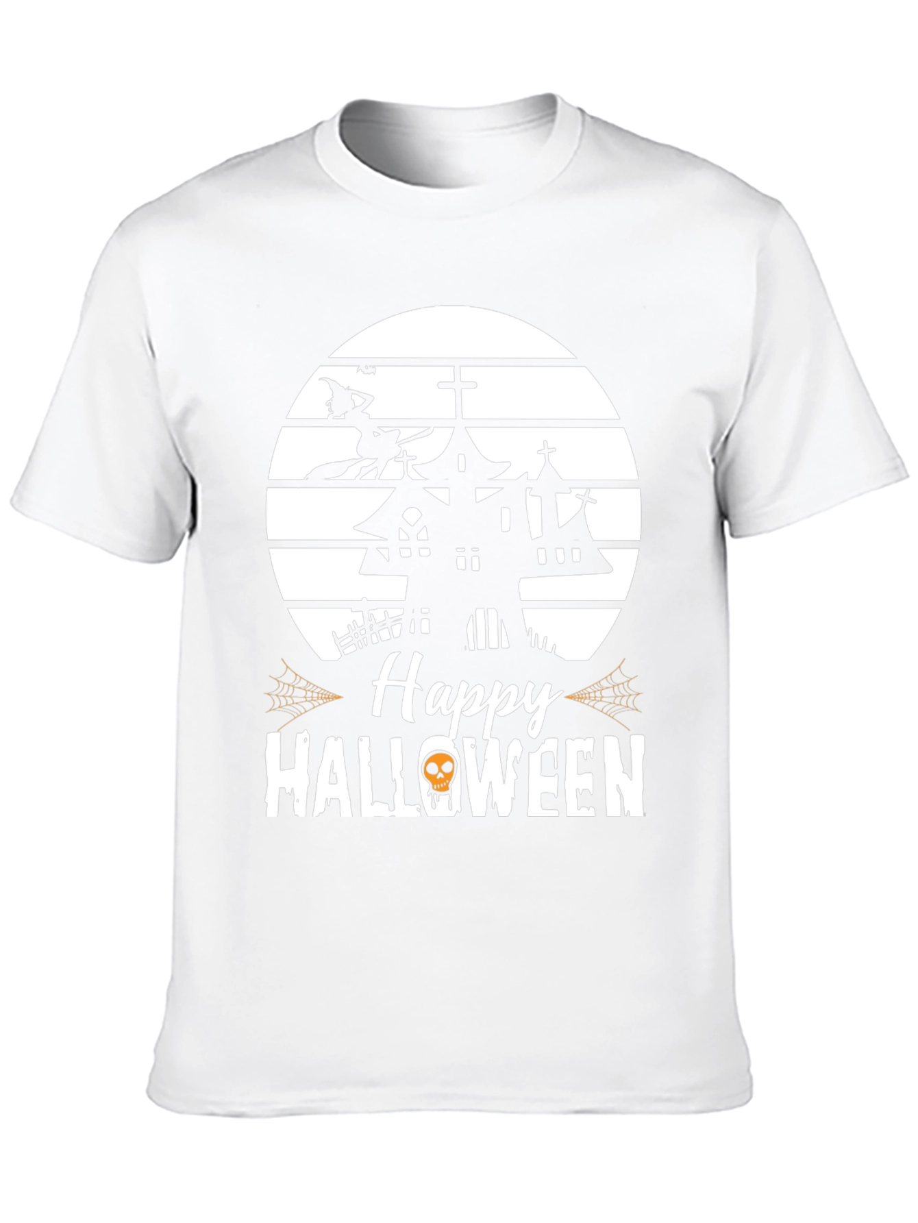 Happy Halloween T-Shirt Witch Haunted House