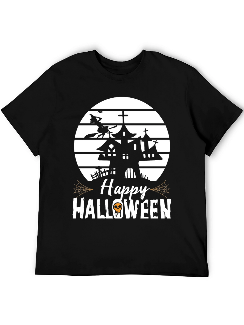 Happy Halloween T-Shirt Witch Haunted House