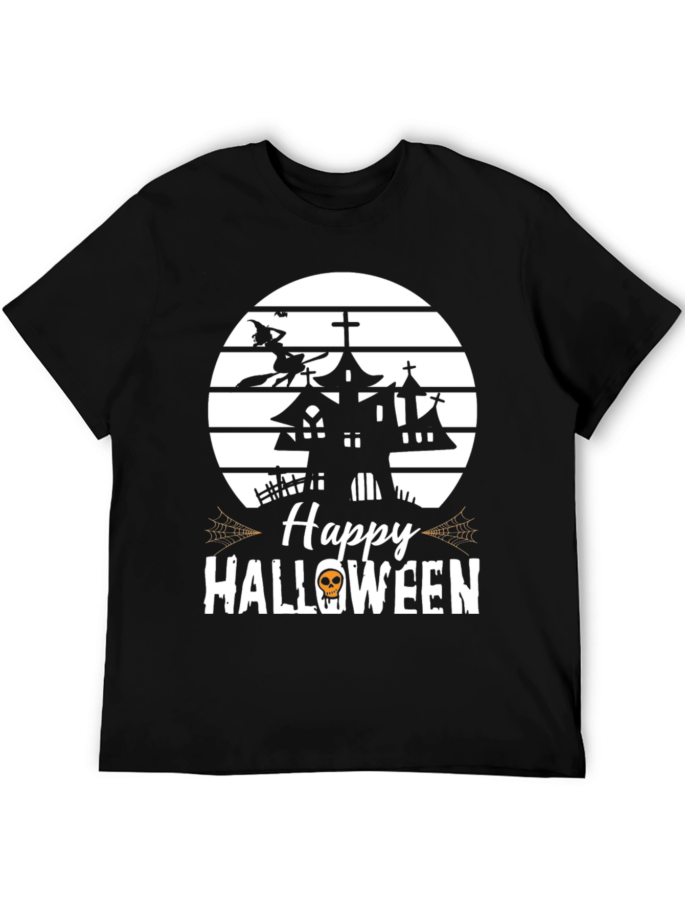 Happy Halloween T-Shirt Witch Haunted House