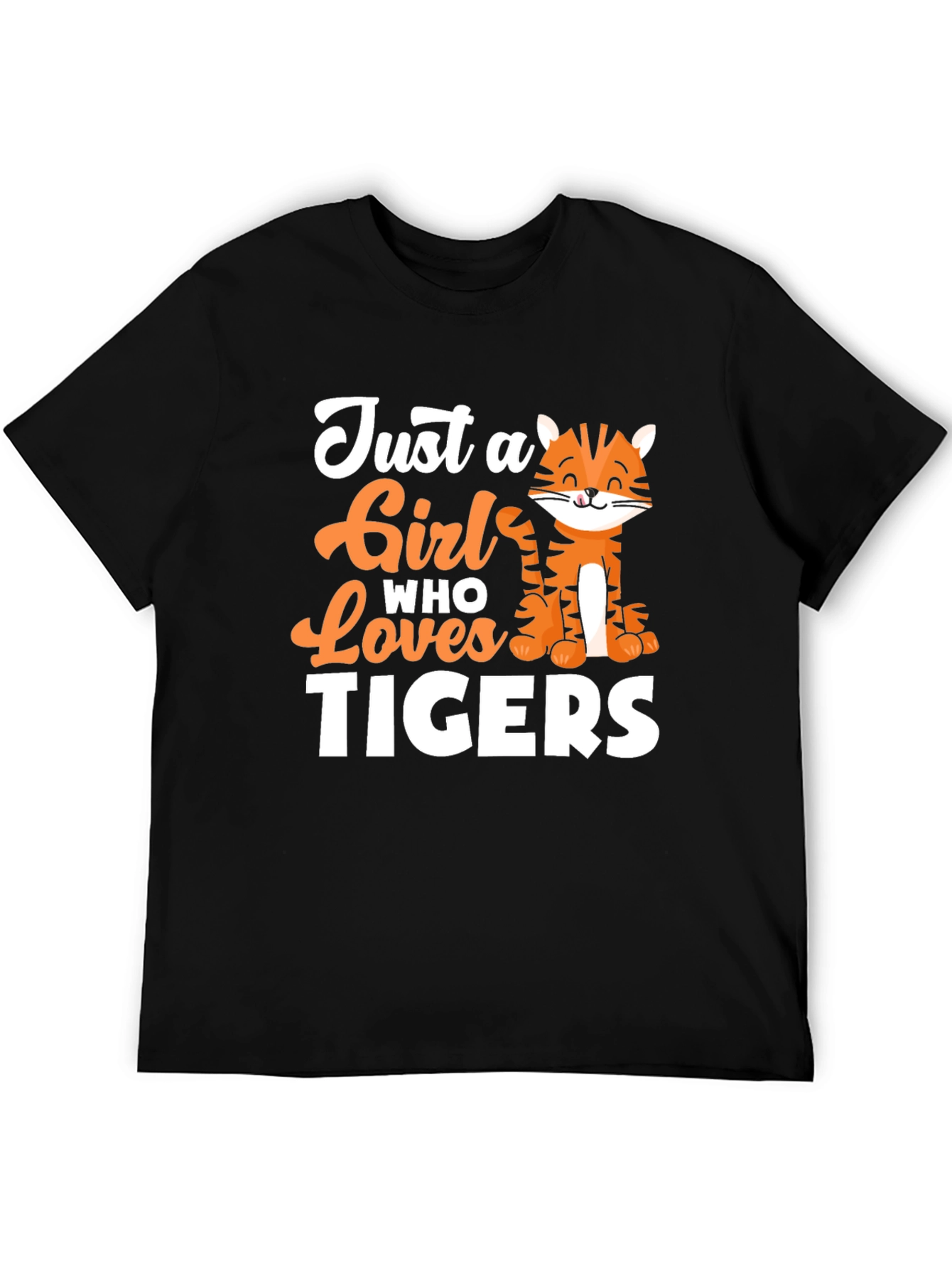 Just a Girl Who Loves Tigers Graphic Tee