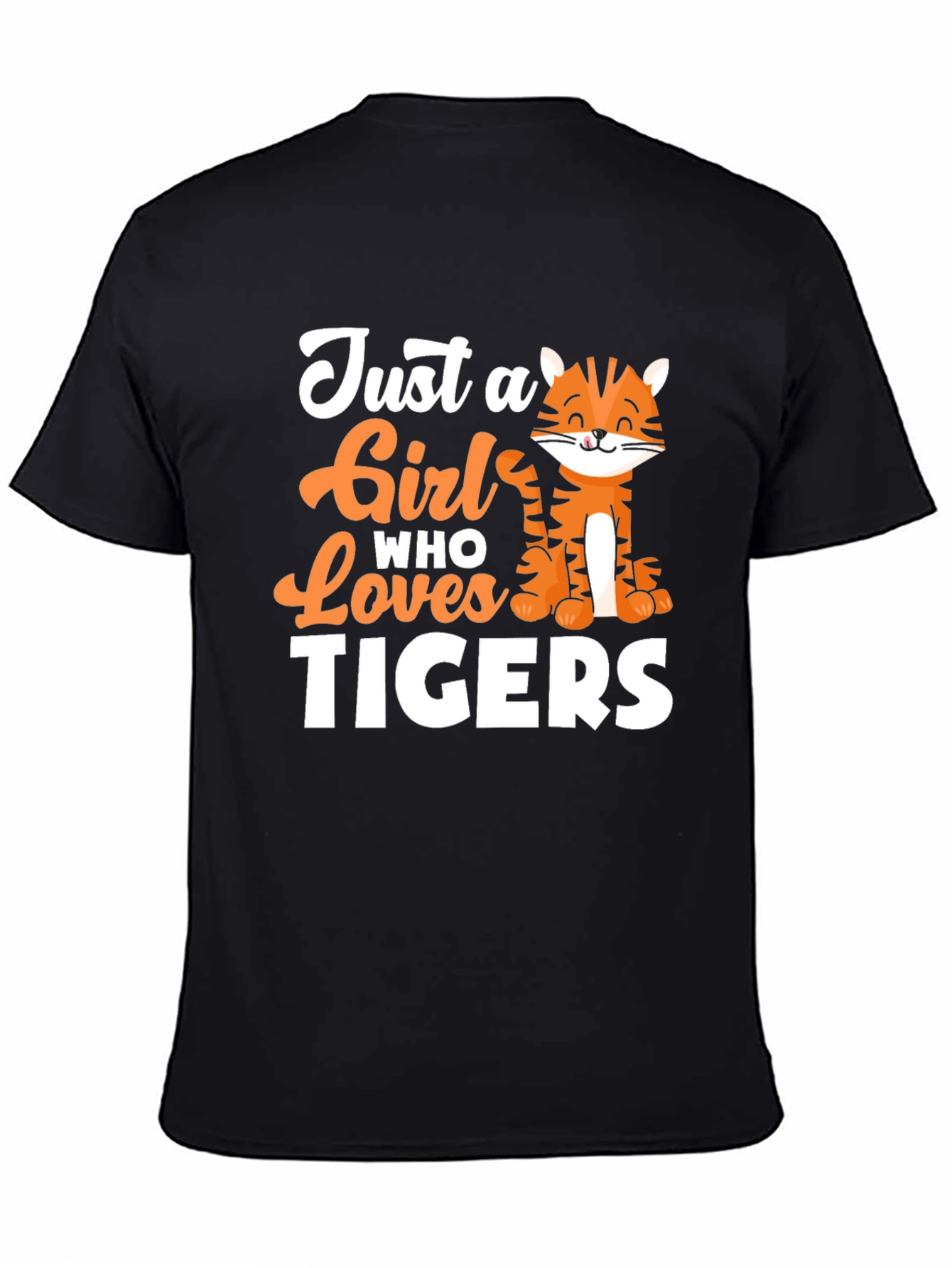 Just a Girl Who Loves Tigers Graphic Tee