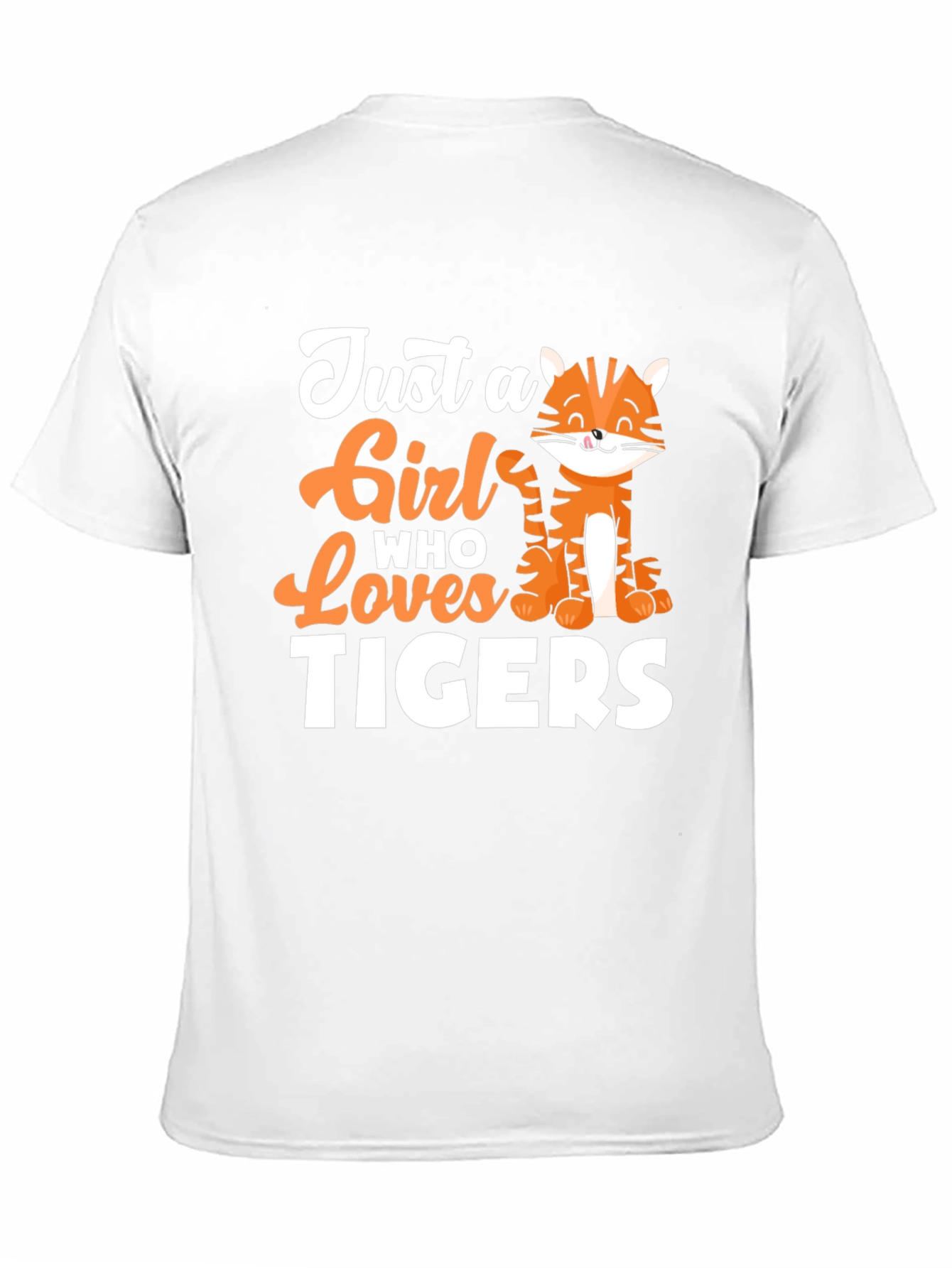 Just a Girl Who Loves Tigers Graphic Tee