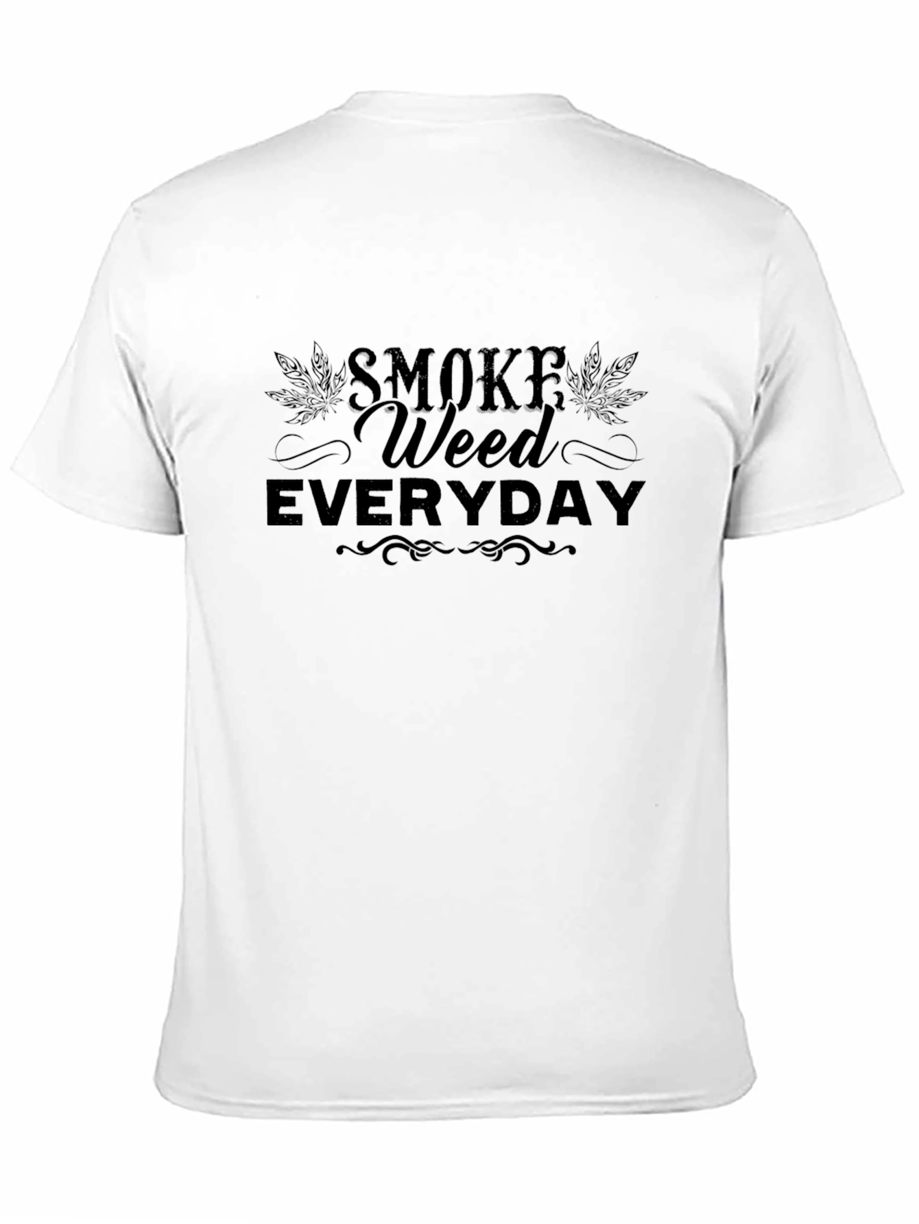 Smoke Weed Everyday Black Graphic Tee