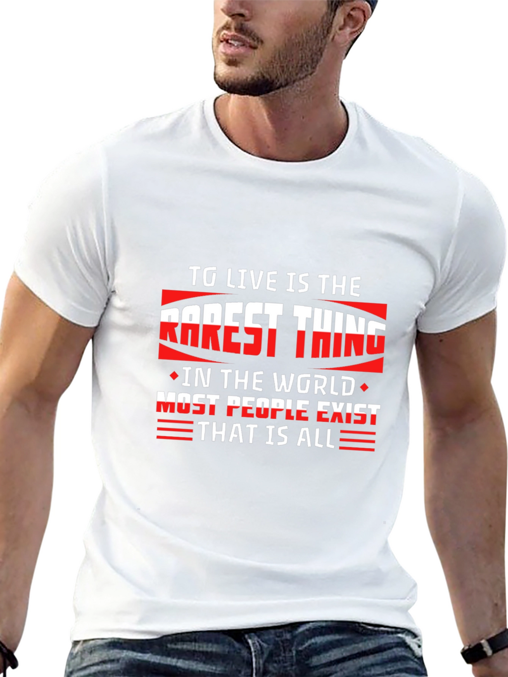 Motivational Quote Black T-Shirt