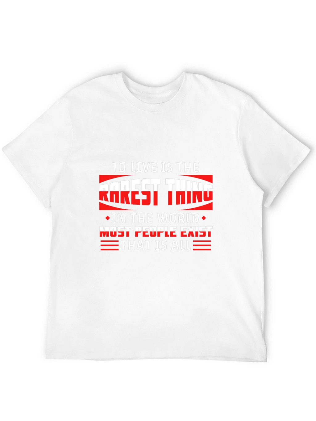 Motivational Quote Black T-Shirt
