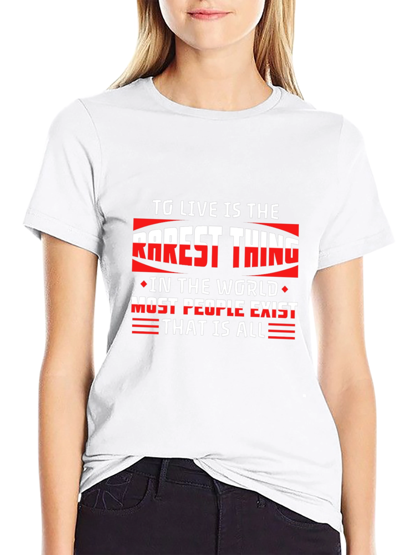 Motivational Quote Black T-Shirt