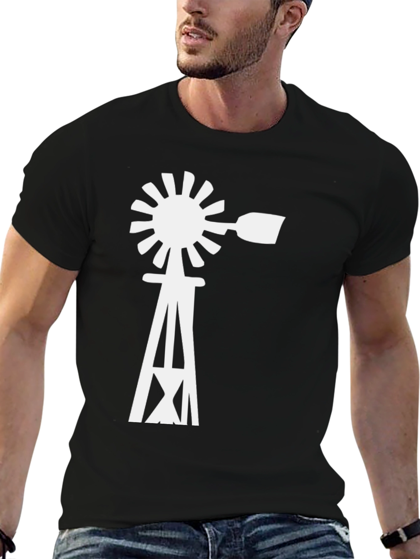 Windmill Graphic T-Shirt - Farm Inspired Tee