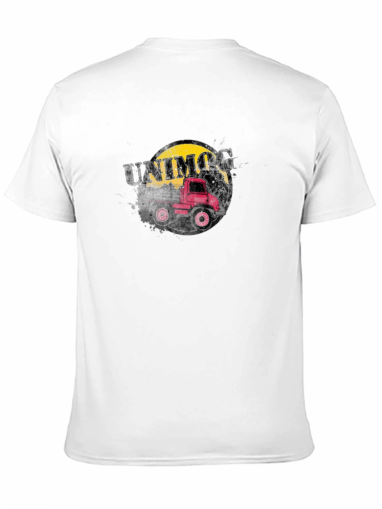 Unimog Truck Graphic Tee - Black Cotton T-Shirt