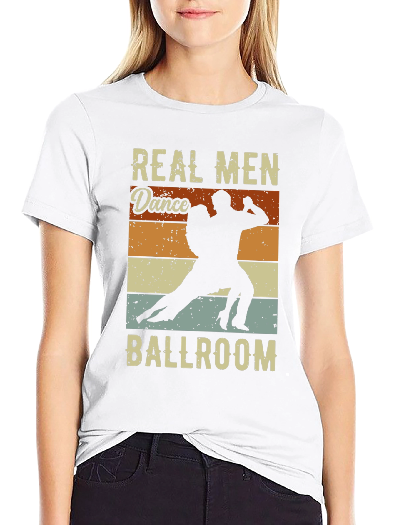 Real Men Dance Ballroom T-Shirt