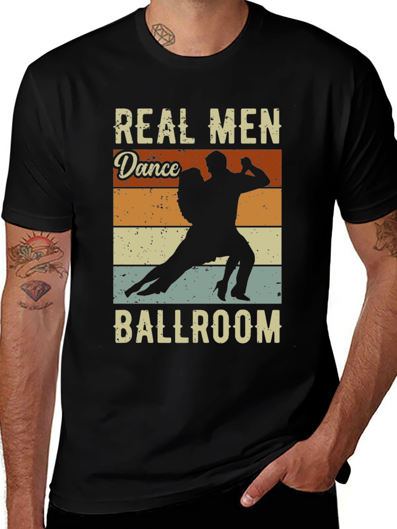 Real Men Dance Ballroom T-Shirt