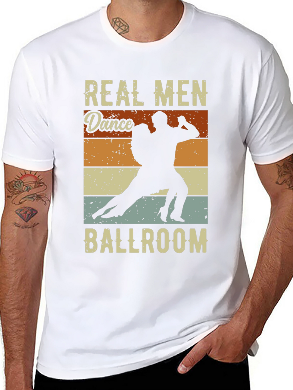 Real Men Dance Ballroom T-Shirt