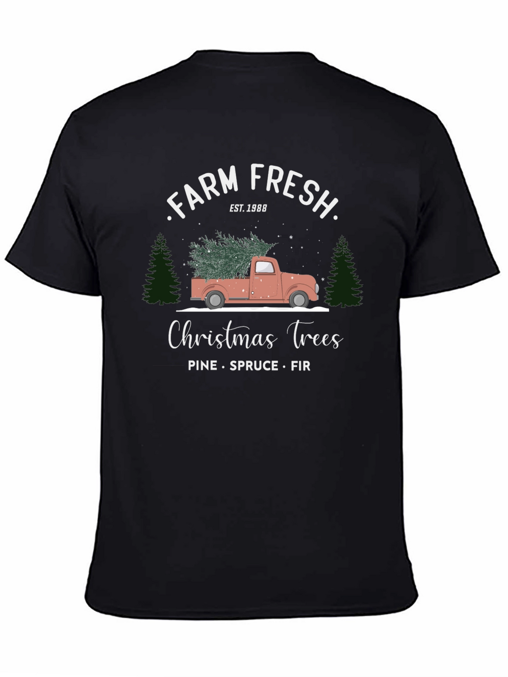 Farm Fresh Christmas Trees Graphic Tee