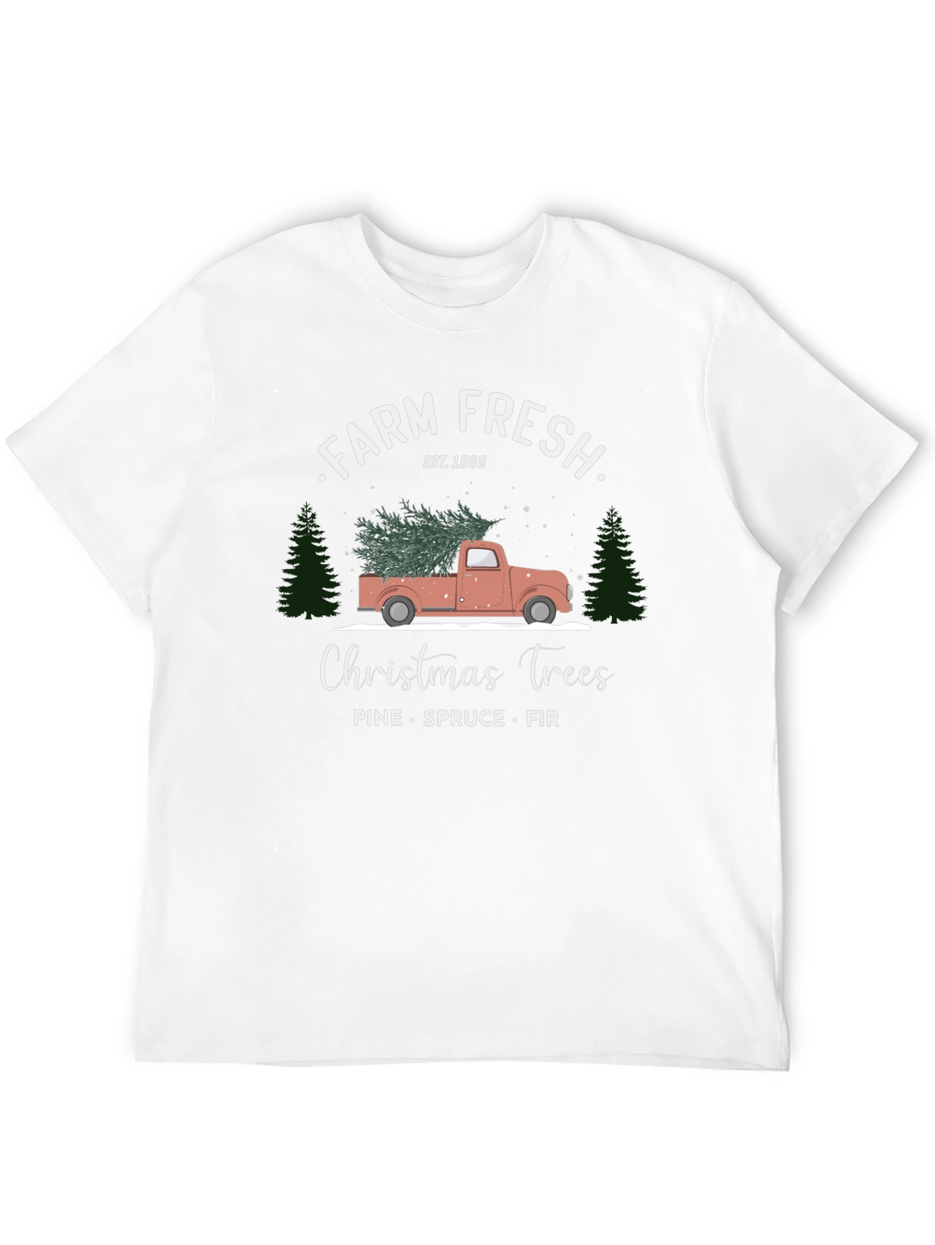 Farm Fresh Christmas Trees Graphic Tee