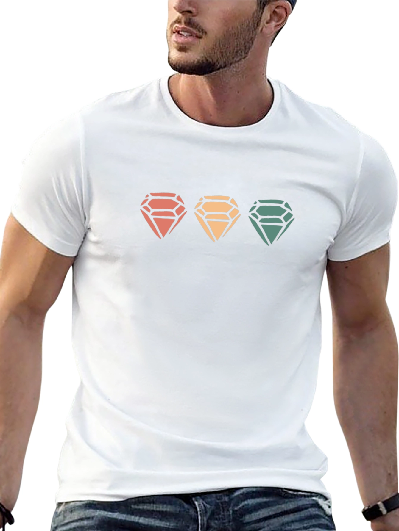 Retro Diamond Tee