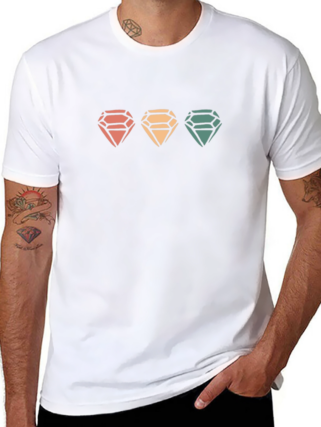 Retro Diamond Tee