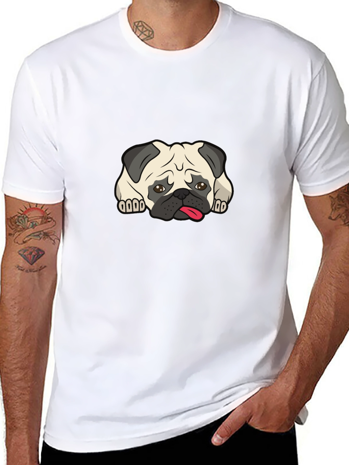 Cute Pug T-Shirt – Adorable Dog Lover Graphic Tee