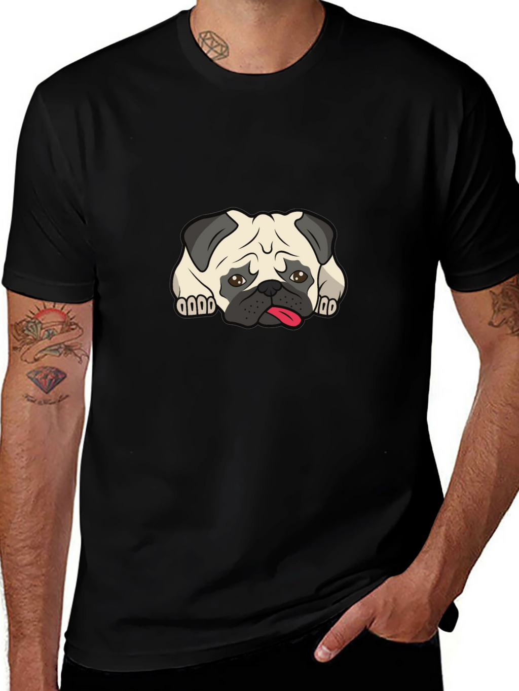 Cute Pug T-Shirt – Adorable Dog Lover Graphic Tee