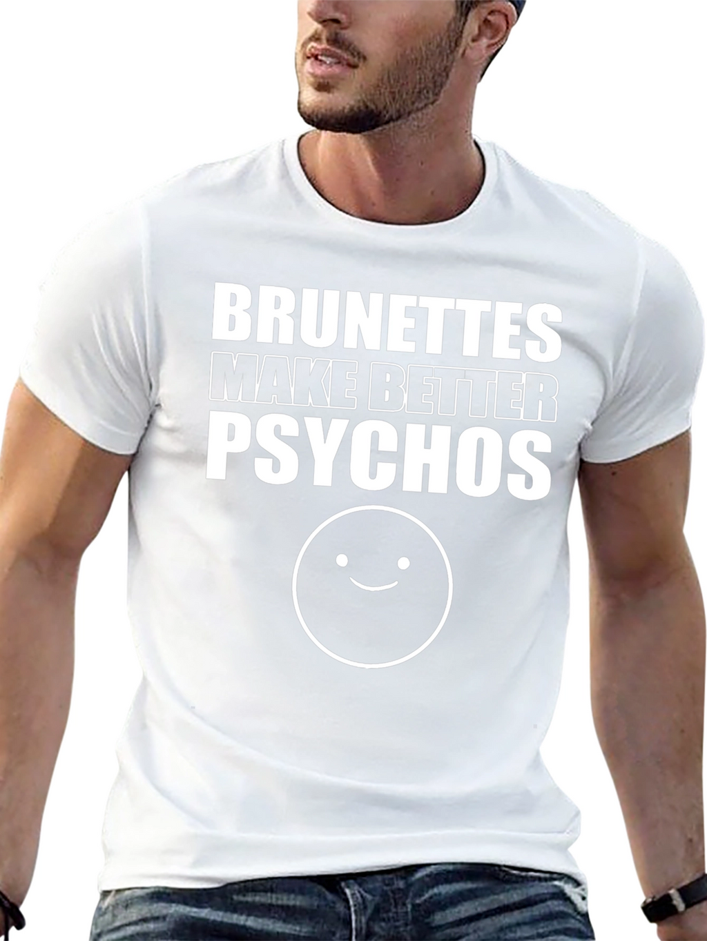 Brunettes Better Psychos Graphic Tee