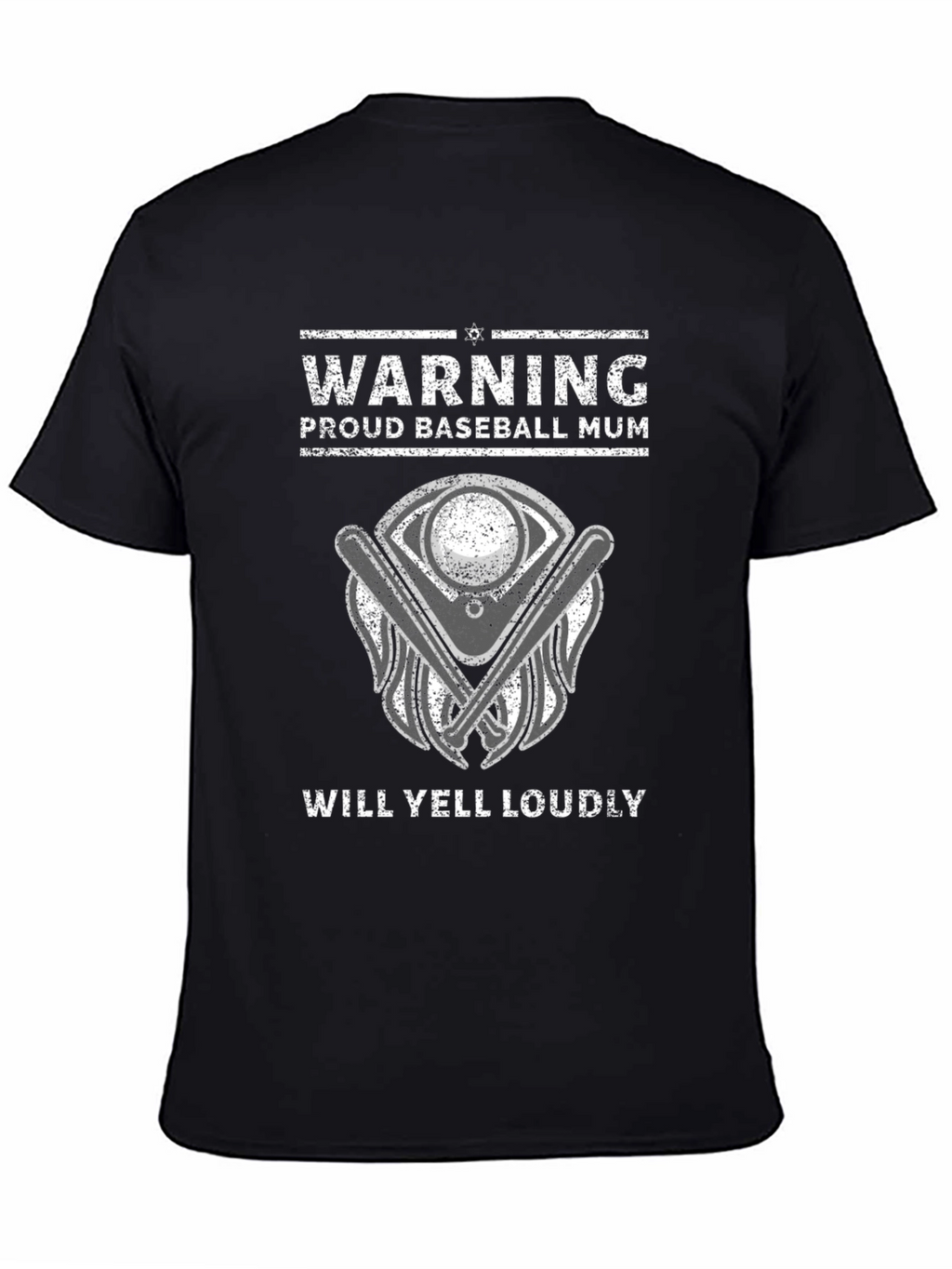 Proud Baseball Mum T-Shirt