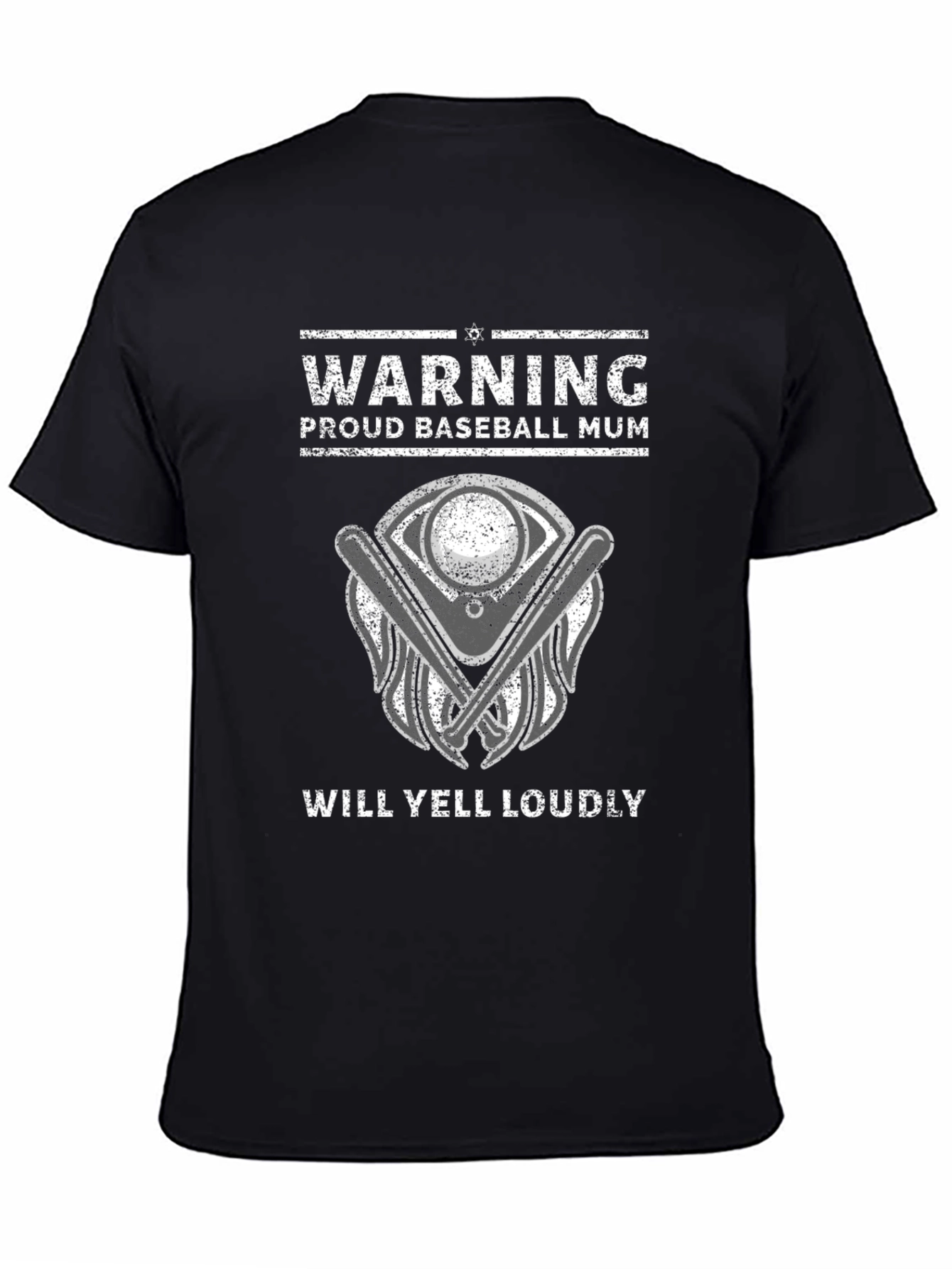 Proud Baseball Mum T-Shirt