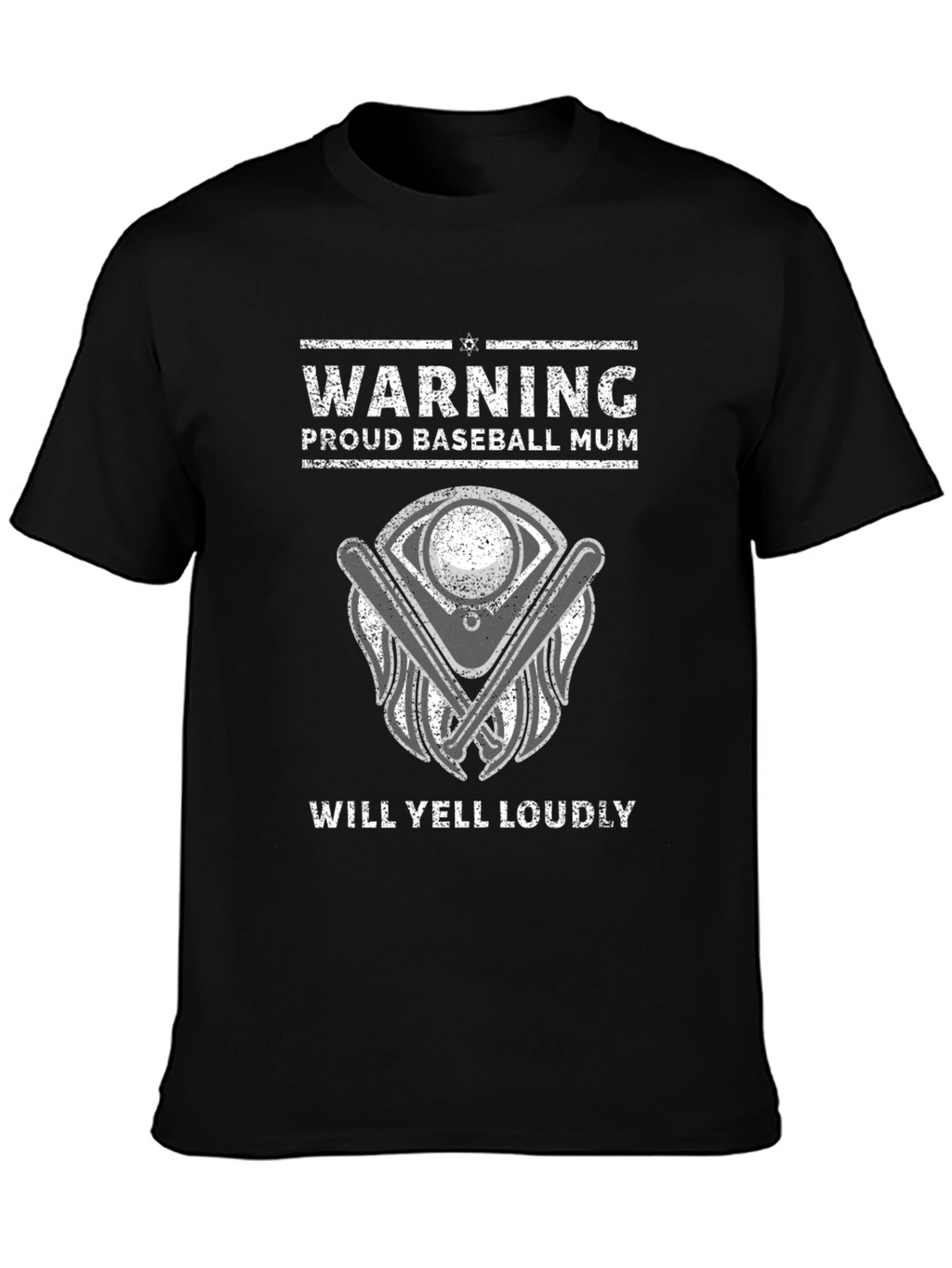 Proud Baseball Mum T-Shirt