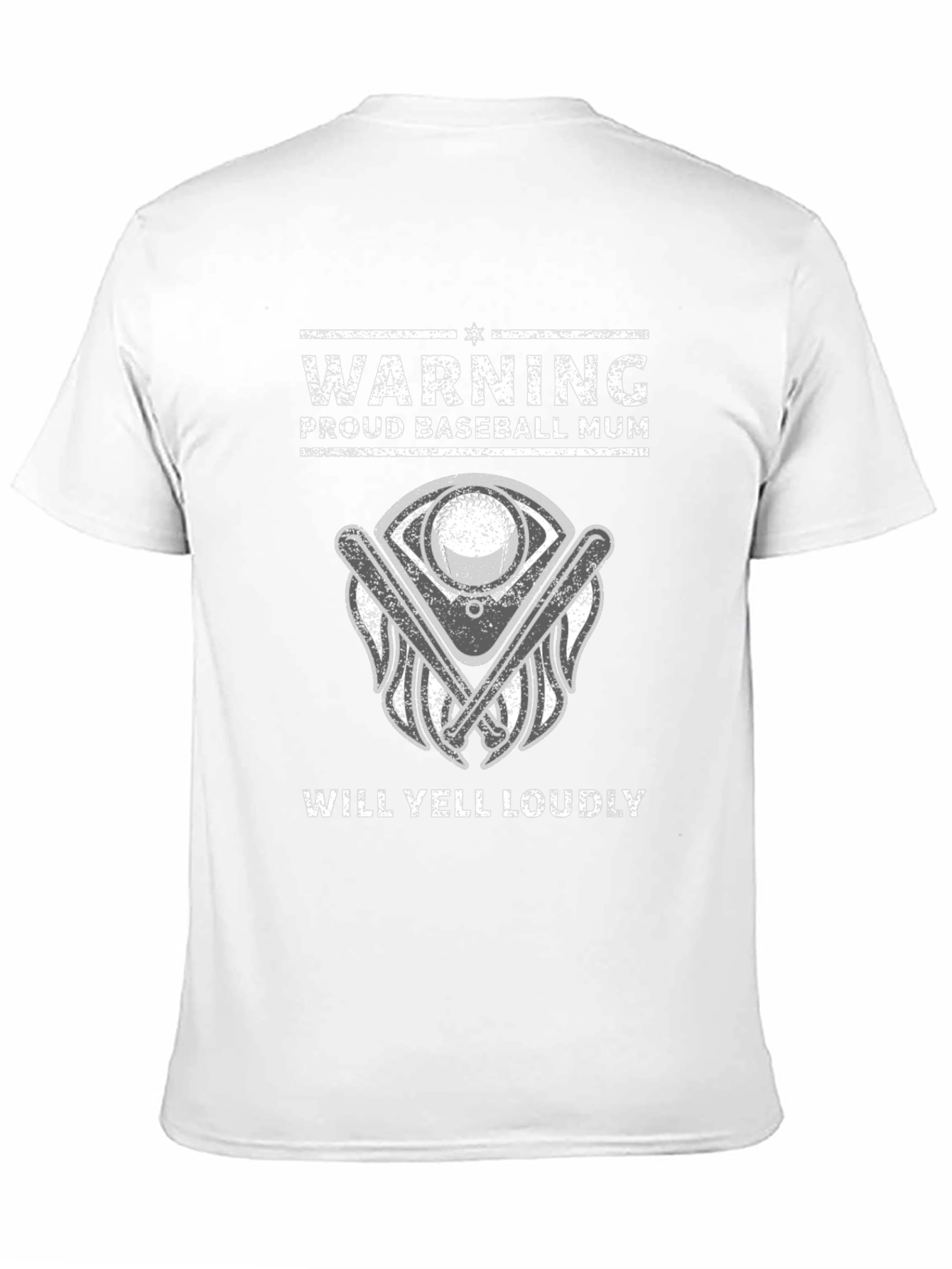Proud Baseball Mum T-Shirt